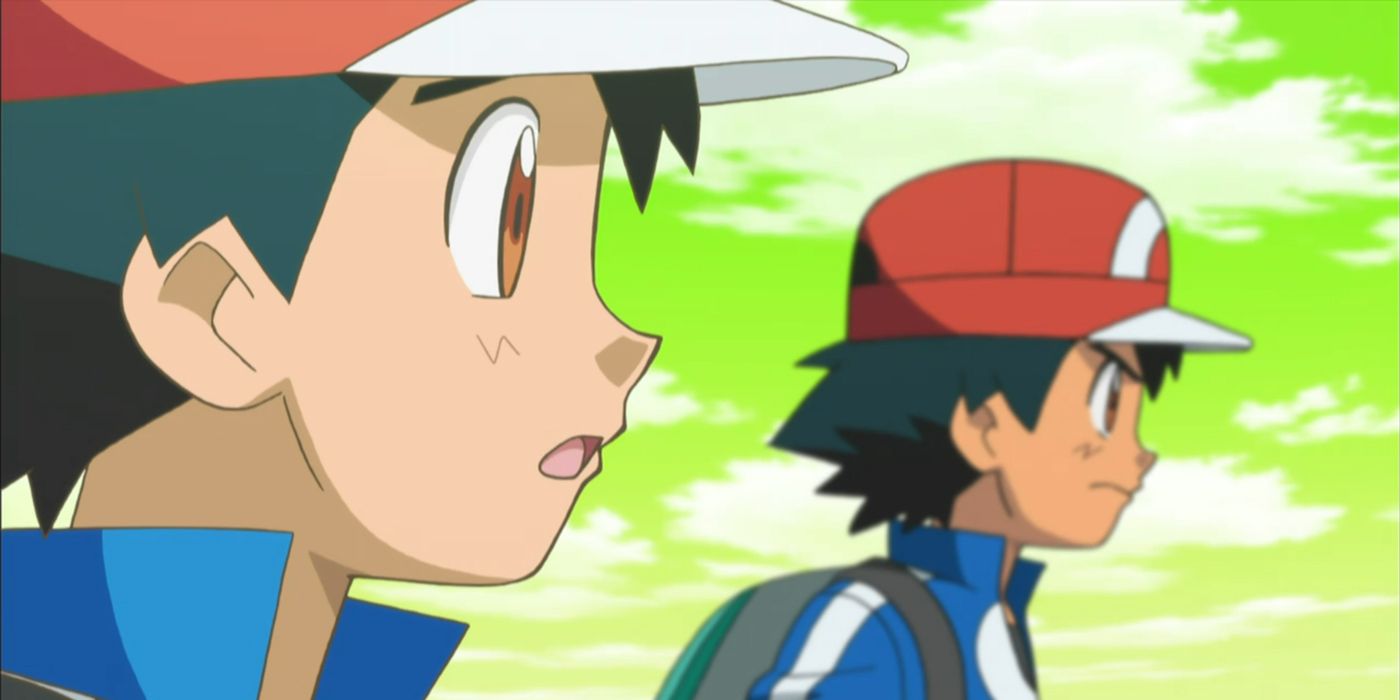 Pokemon: The two versions of Ash team up.