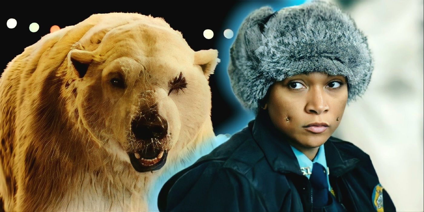 Polar Bear and Kali Reis as Detective Navarro in True Detective season 3