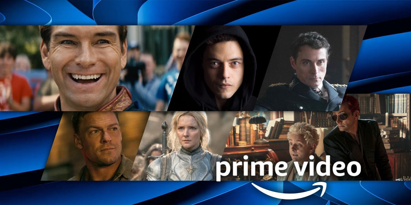 A collage of some of the best shows available to stream on Amazon Prime Video in January 2024
