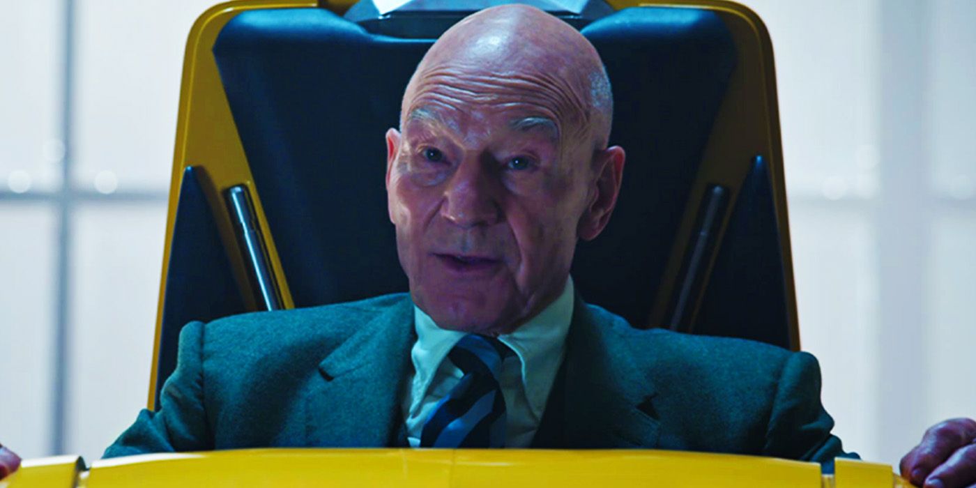 Professor X na câmara dos Illuminati em Doutor Estranho 2