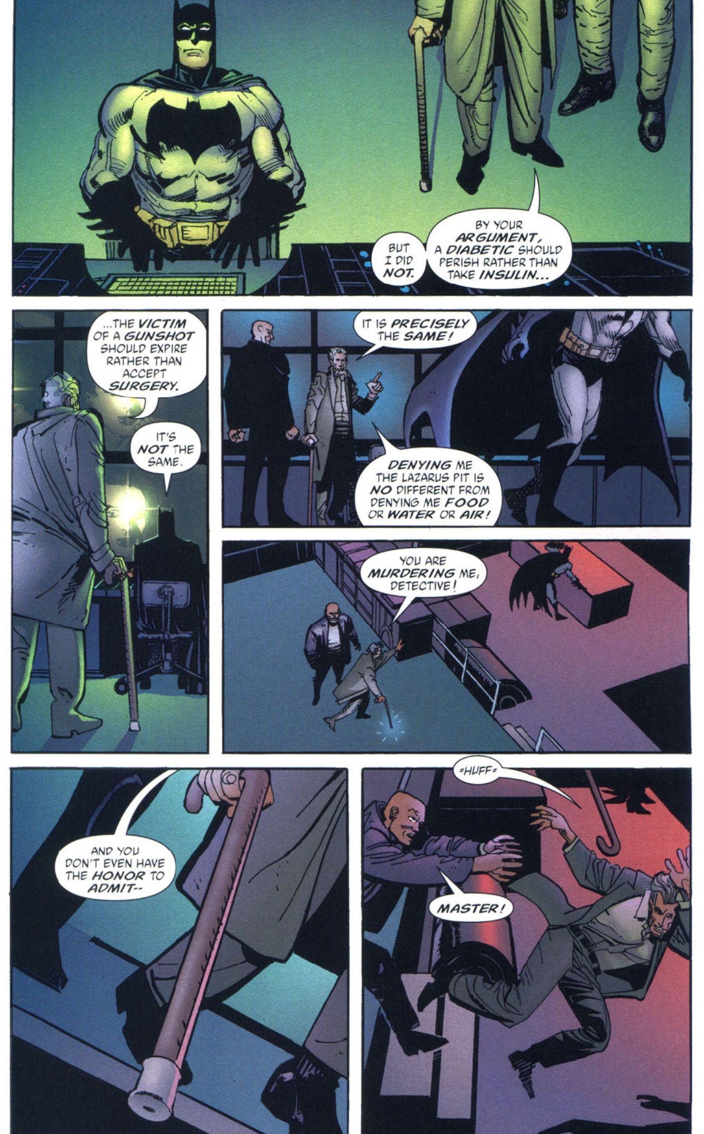 Ra’s Argues With Batman’s Reasoning