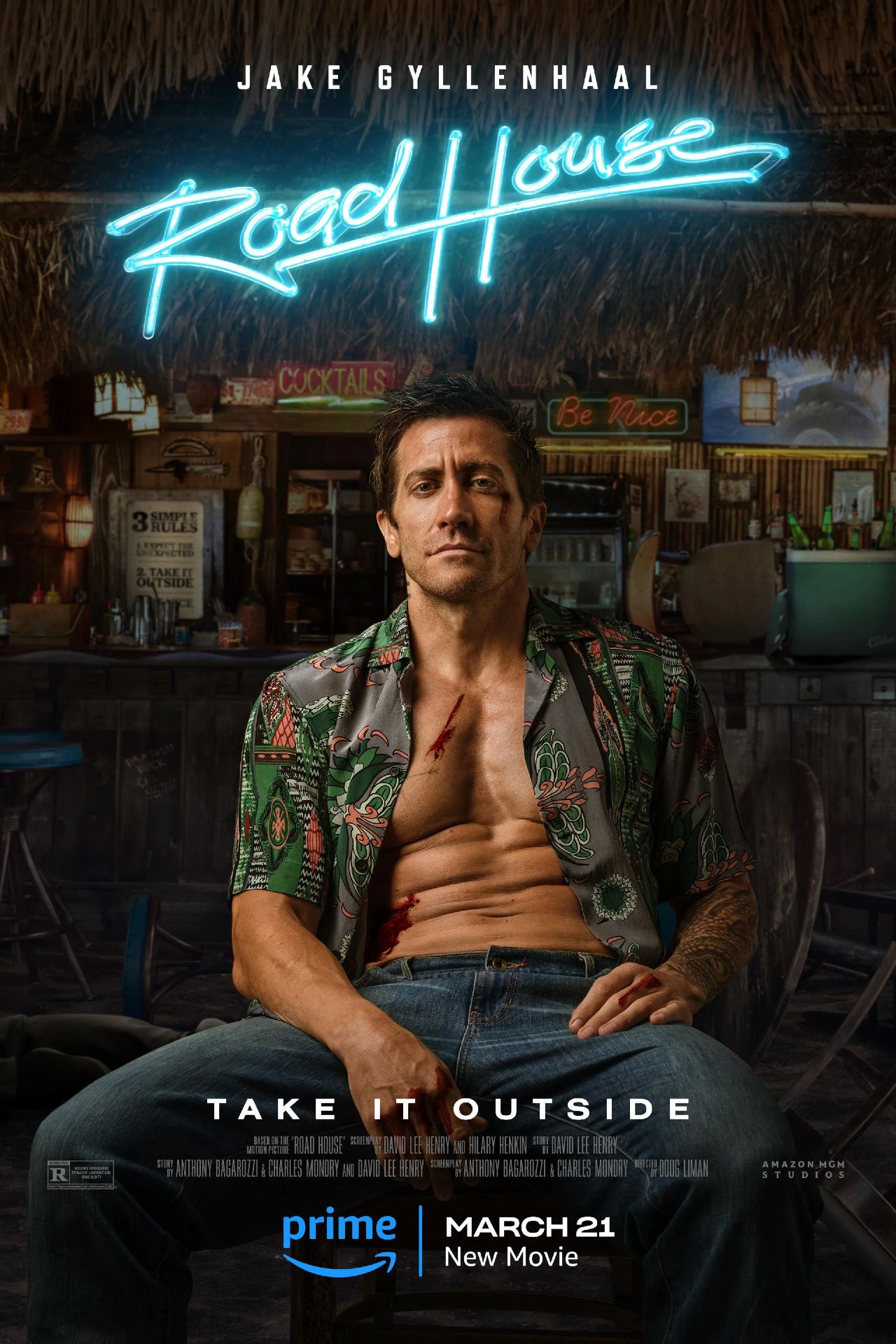 Road House 2024 Official Amazon Movie Poster 