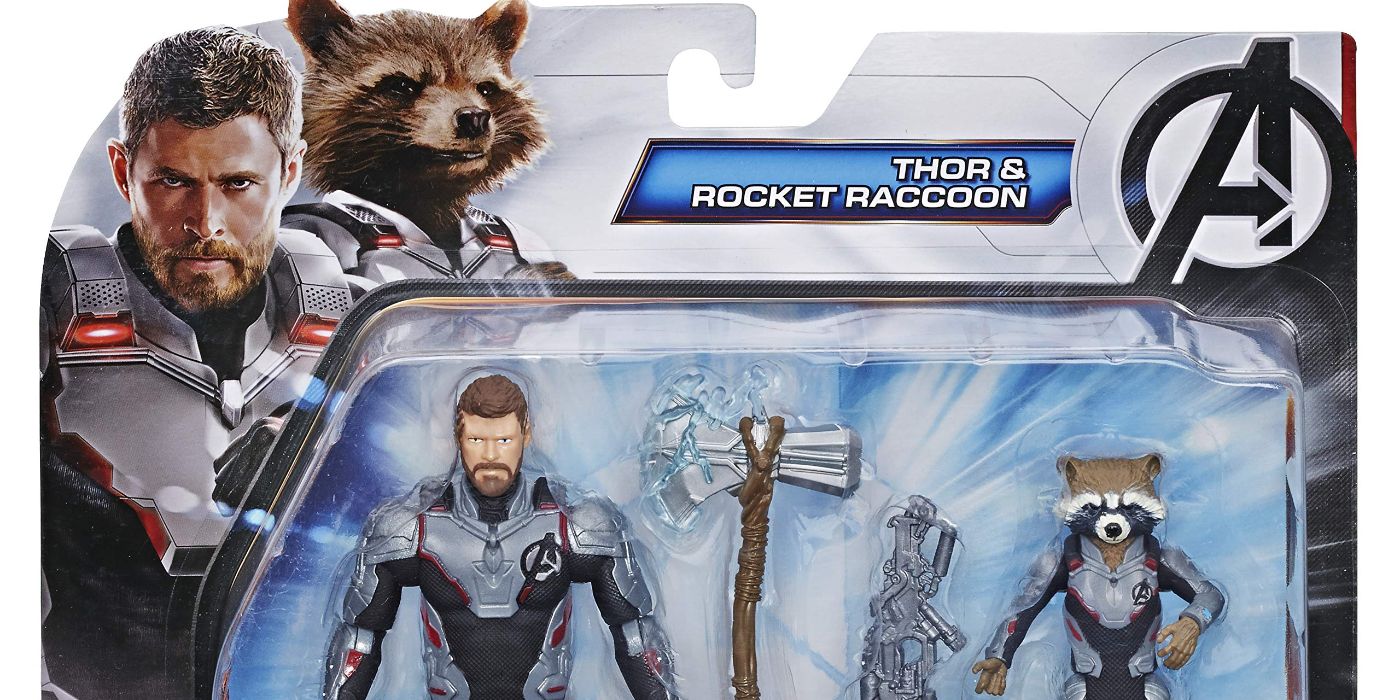Rocket and Groot Hasbro toy from Avengers: Endgame