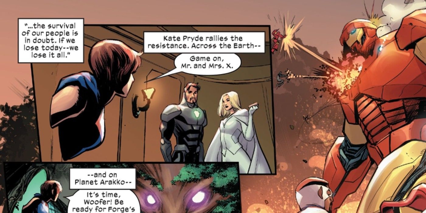 ROX #1 Kate Pryde Tony Stark Emma Frost Mr and Mrs X