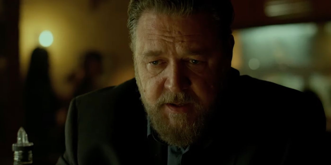Russell Crowe looking defeated as Roy in Sleeping Dogs