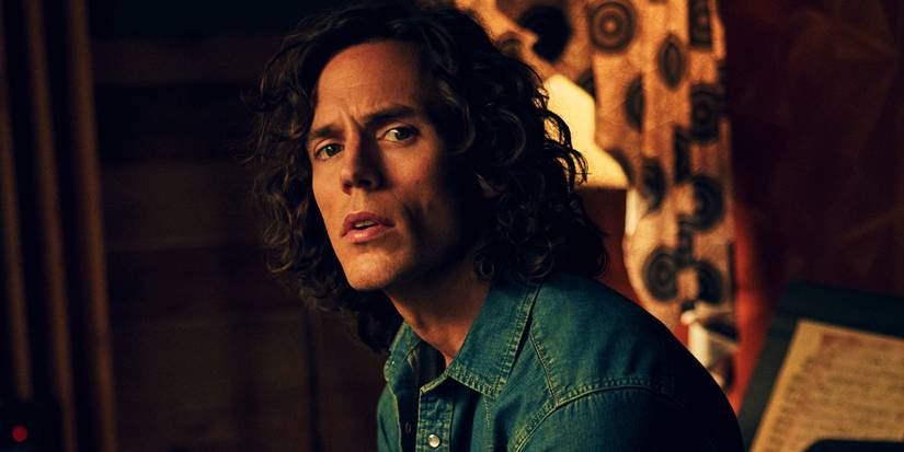 Sam Claflin with long hair in Daisy Jones