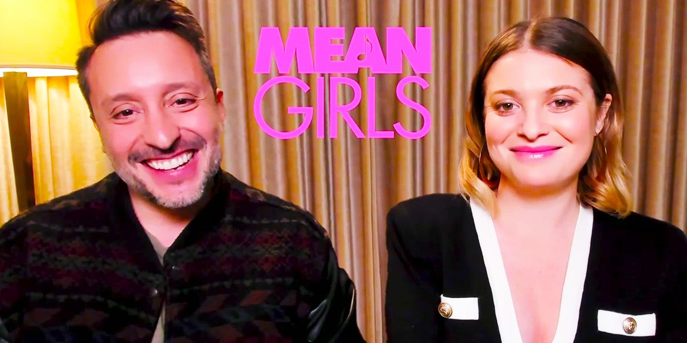 Edited image of Arturo Perez Jr. and Samantha Jayne during Mean Girls interview