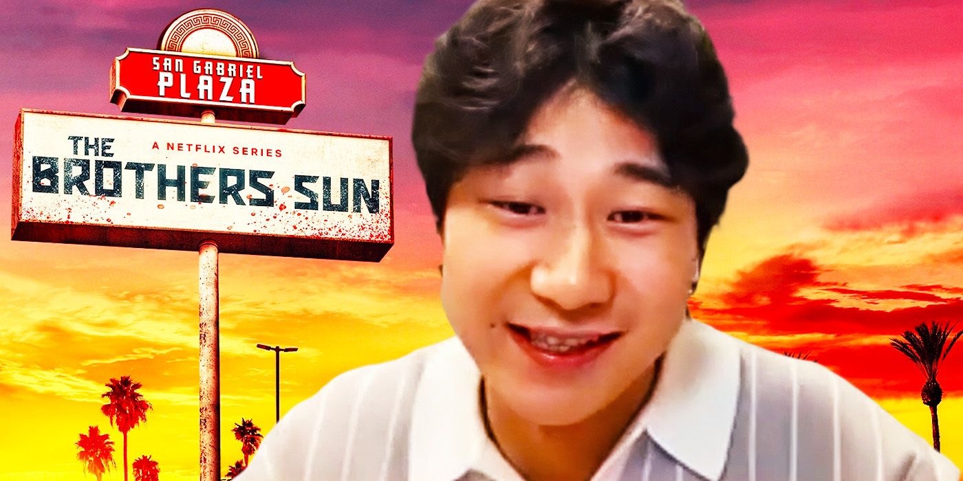 Edited image of Sam Song Li during his The Brothers Sun interview