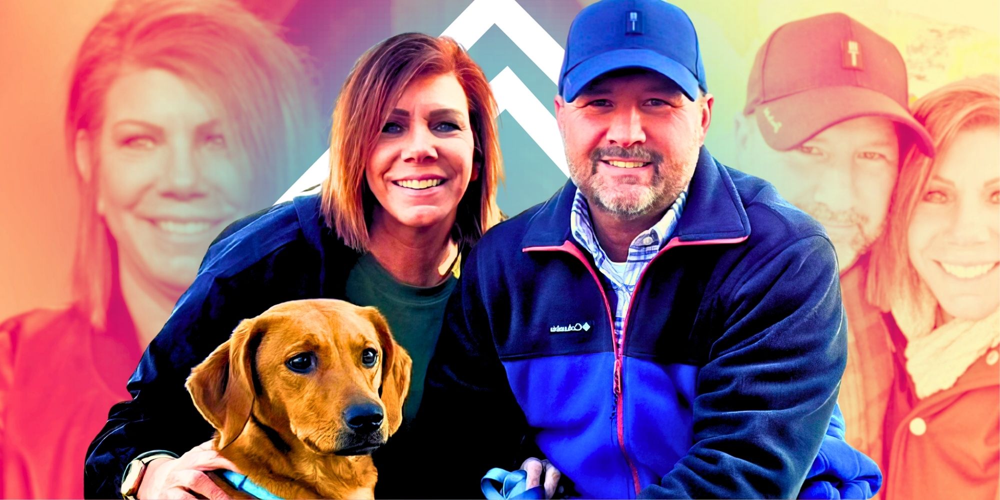 Sister Wives' Meri Brown with ex Boyfriend Amos Andrews and a dog