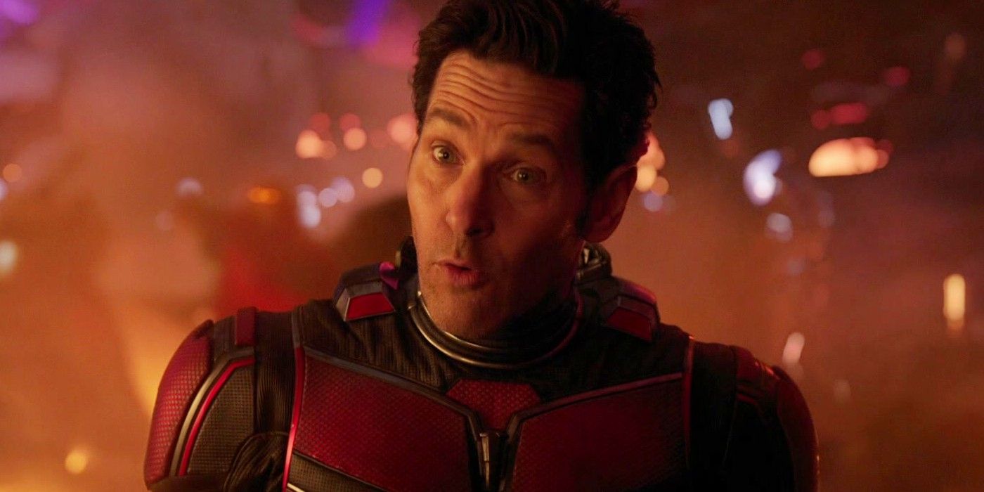 Scott looks surprised in Ant-Man and the Wasp Quantumania