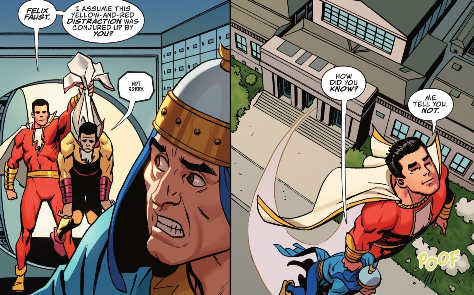 Shazam Takes in Felix Faust DC