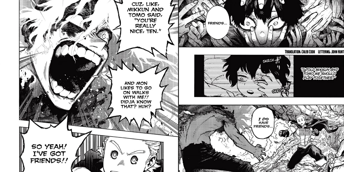 A explosão de Shigaraki sobre ter amigos em My Hero Academia enquanto lutava contra Mirio