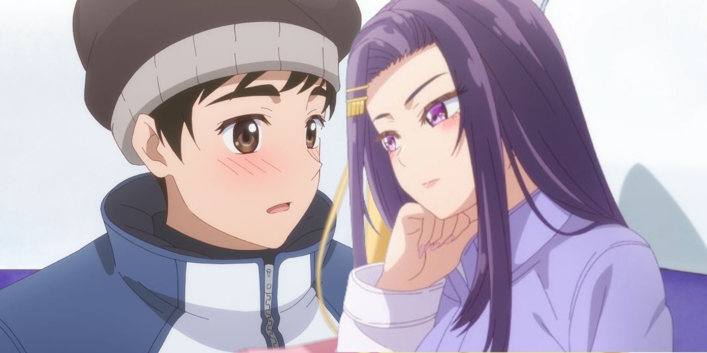 Shiki gawks at Akino in Hokkaido Gals Are Super Adorable!