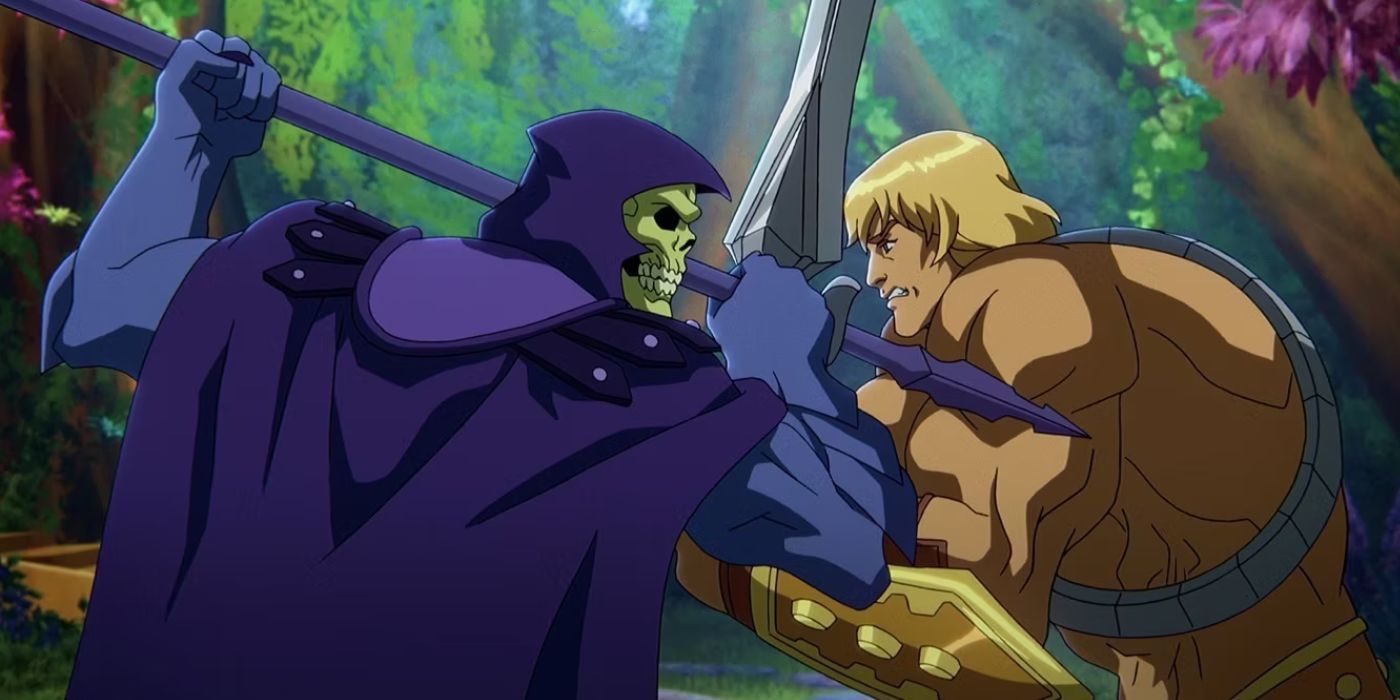 Skeletor and He-Man clash in Masters of the Universe - Revelation