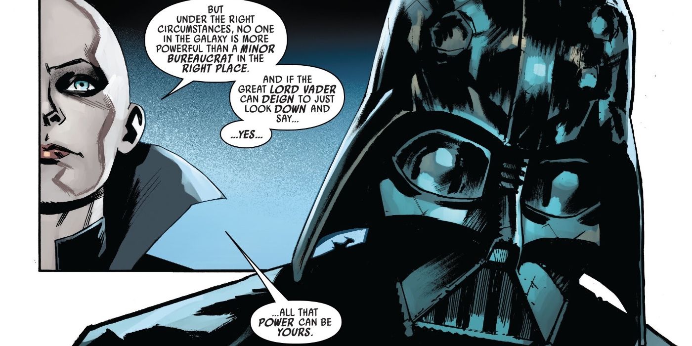 Sly Moore Offers Power To Darth Vader