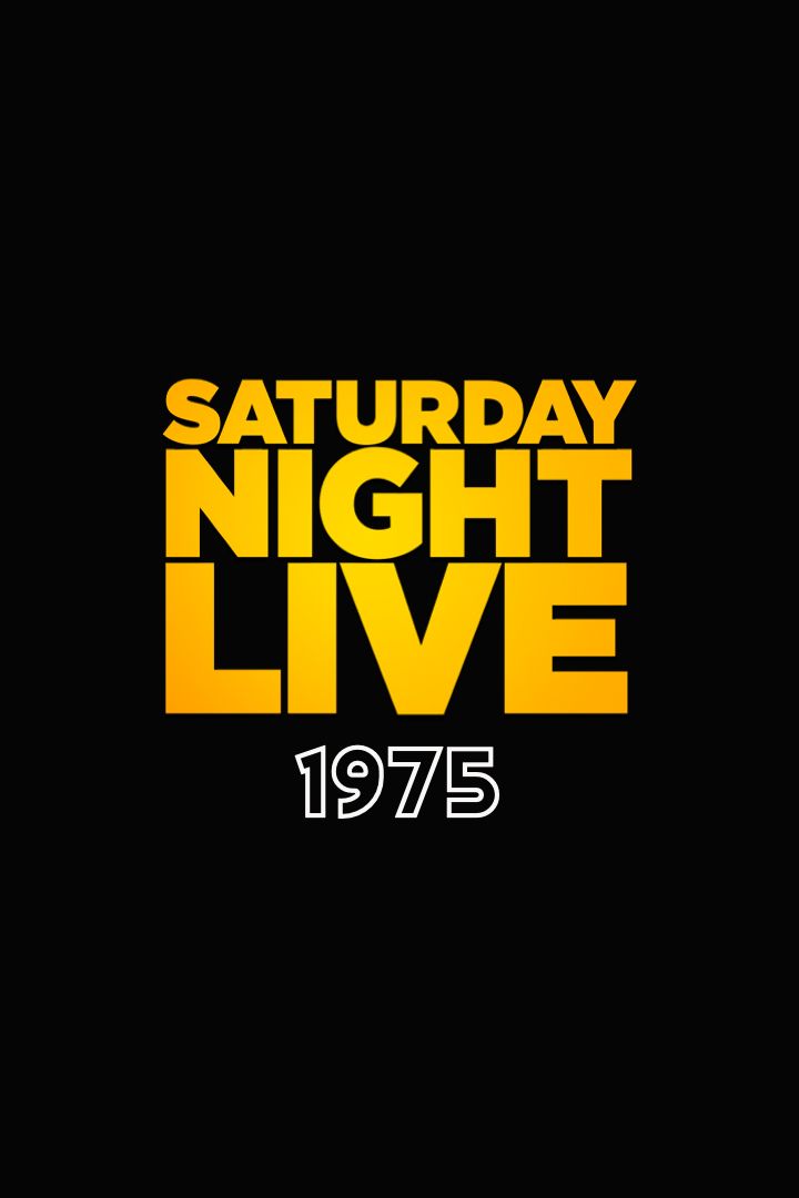 Cartaz temporário do logotipo do filme SNL 1975