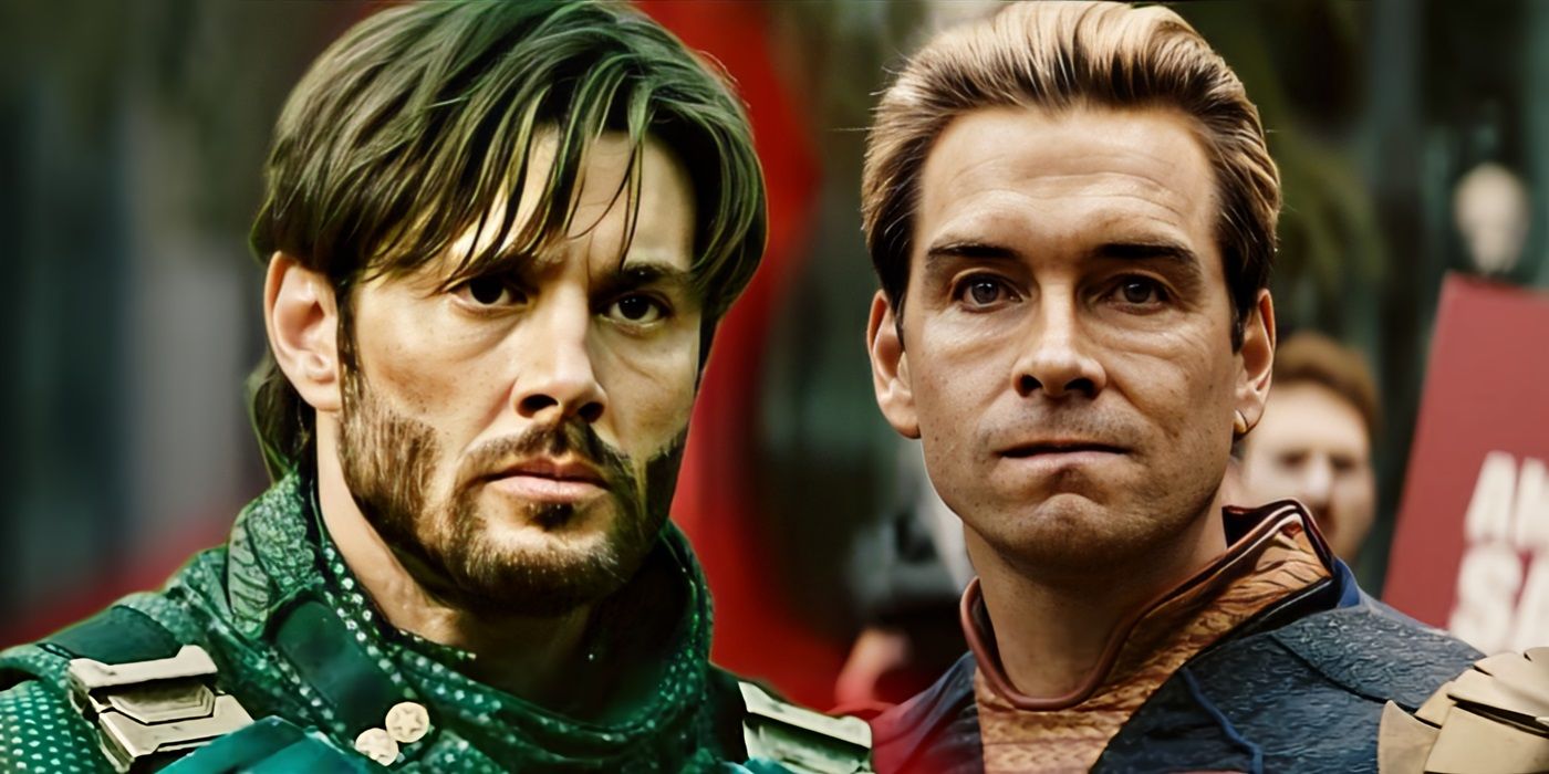 Jensen Ackles as Soldier Boy and Antony Starr as Homelander
