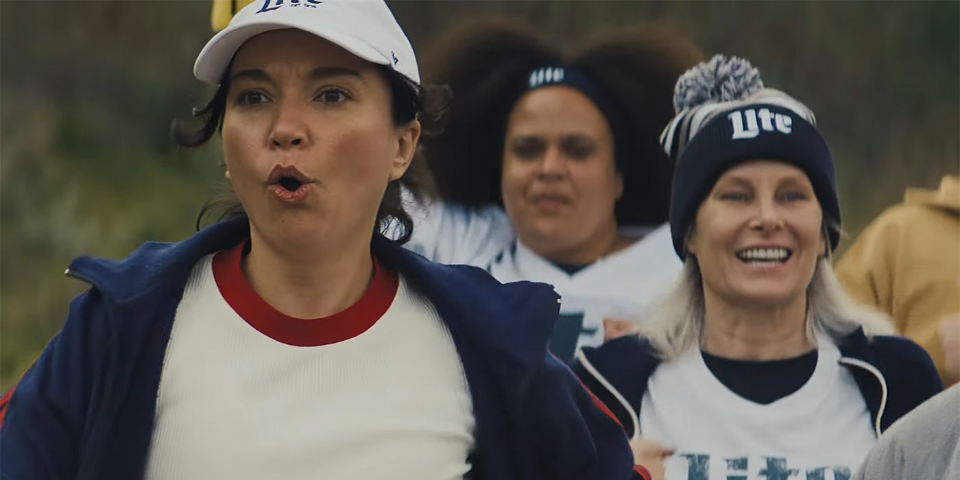 Some of the runners with Rob Riggle in Miller Lite ad