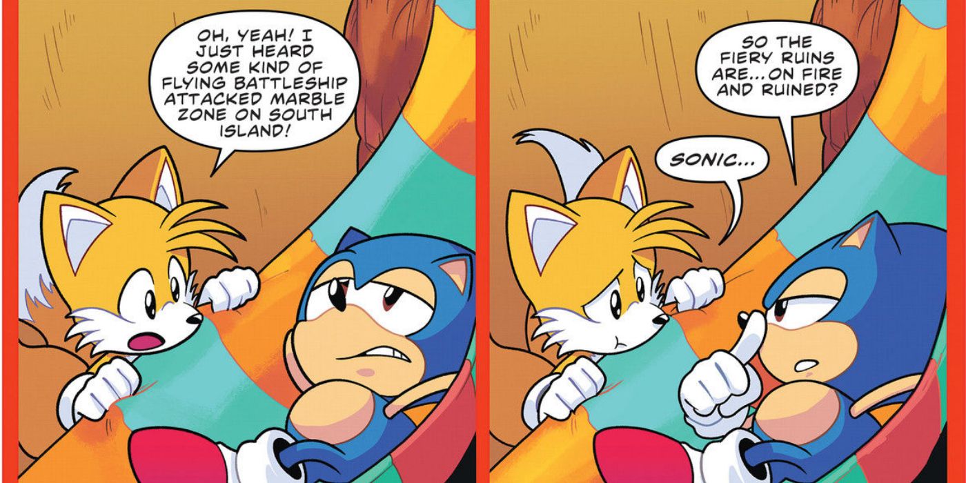 Sonic e Tails falam sobre Marble Zone