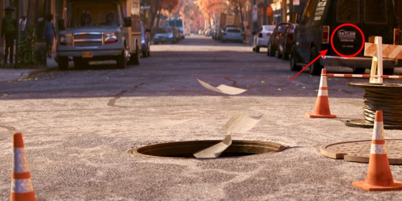 A sewer hole in Pixar's Soul.