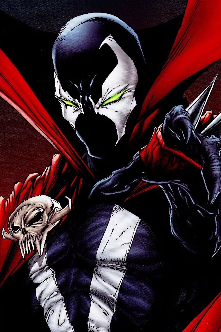 Temperatura del póster cómico del reinicio de la película Spawn