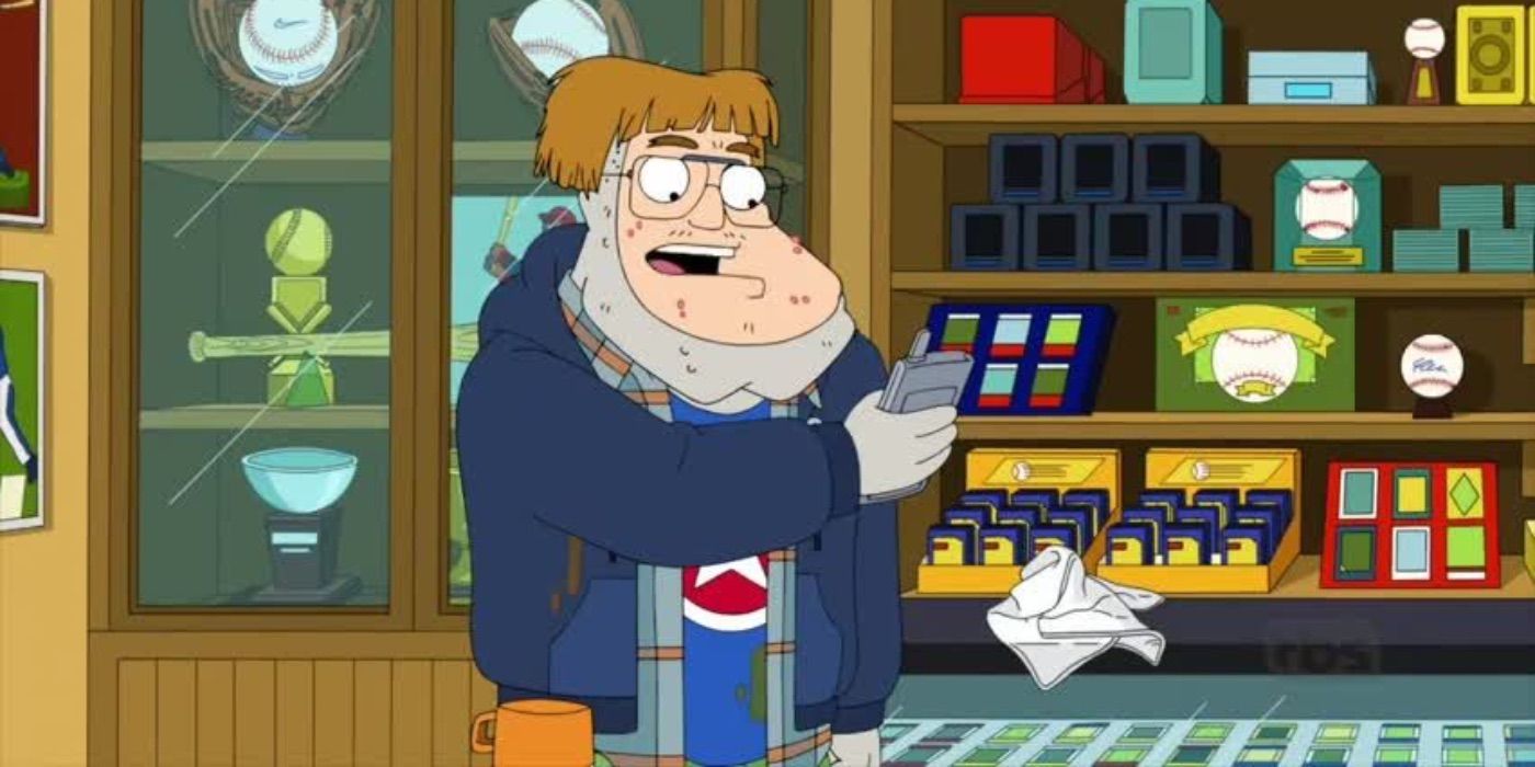 Stan as Roger as one of his characters in American Dad