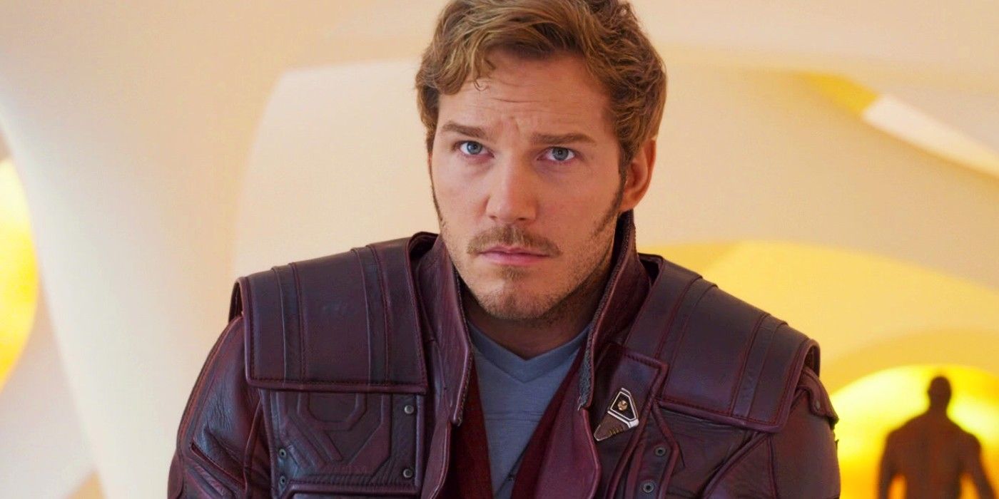 Star-Lord sitting in Ego's ship in Guardians of the Galaxy Vol 2