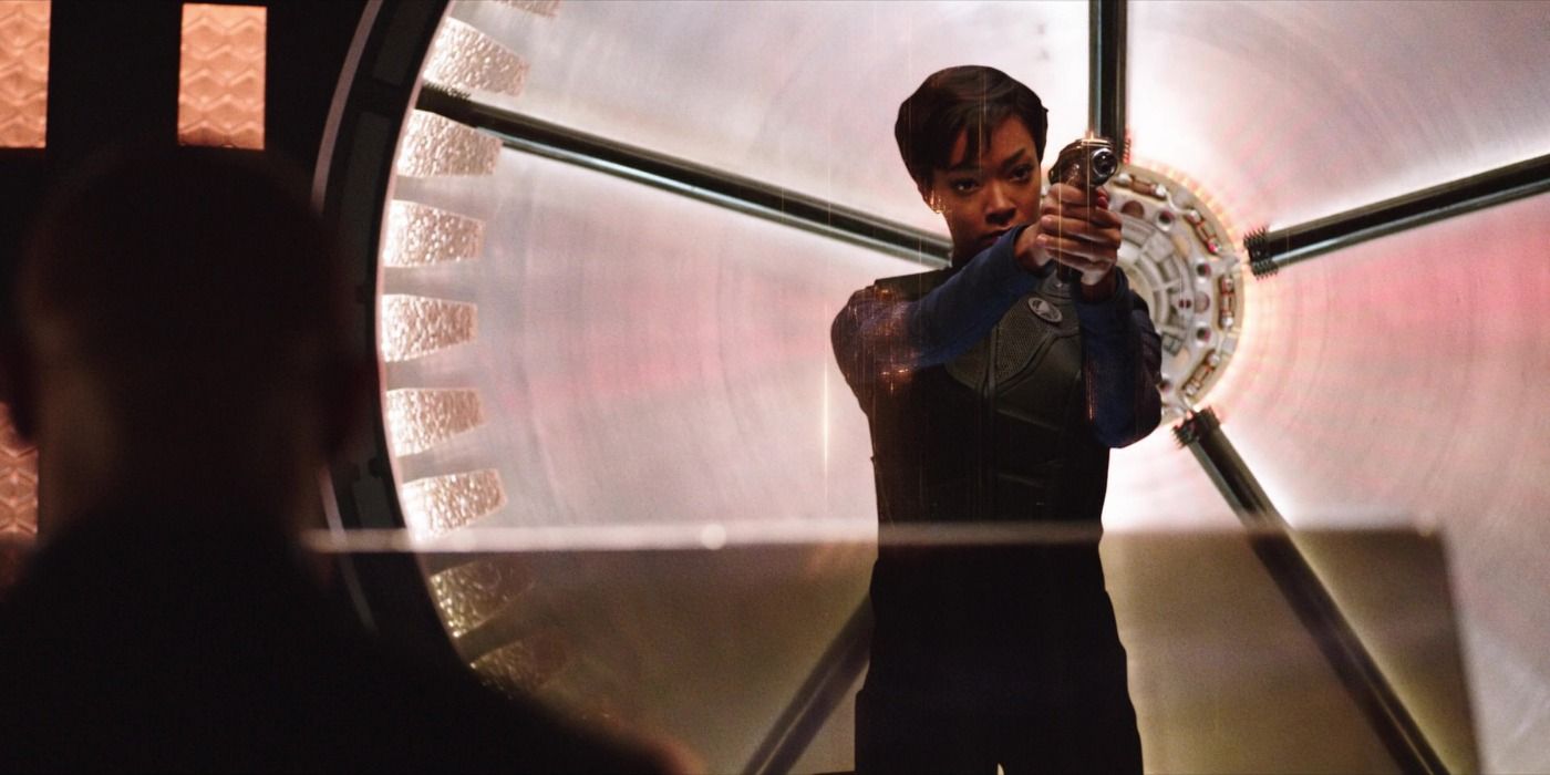 Star Trek Discovery Battle Binary Stars Michael Burnham Phaser