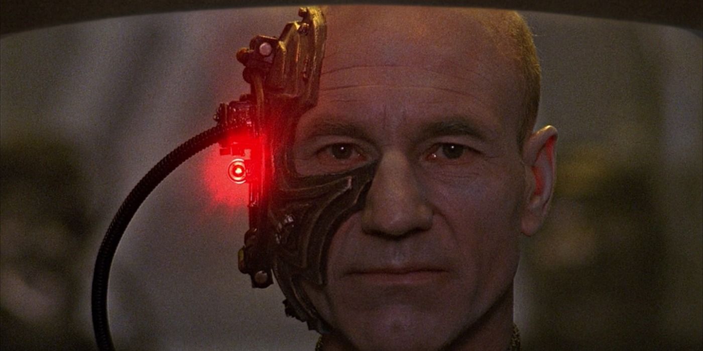 Star Trek TNG Best of Both Worlds Picard Locutus Borg