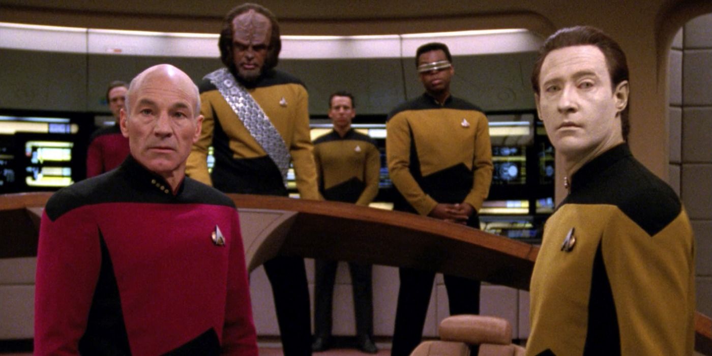 Star Trek TNG Clues Picard Data Worf La Forge