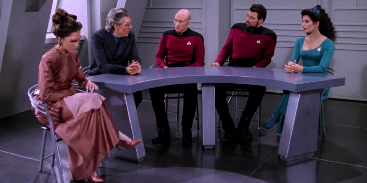 Star Trek TNG Matter of Perspective Picard Riker Troi