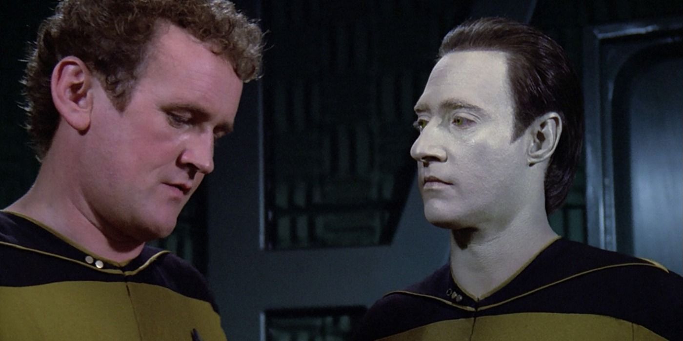 Star Trek TNG The Child Transporter Chief O'Brien Data