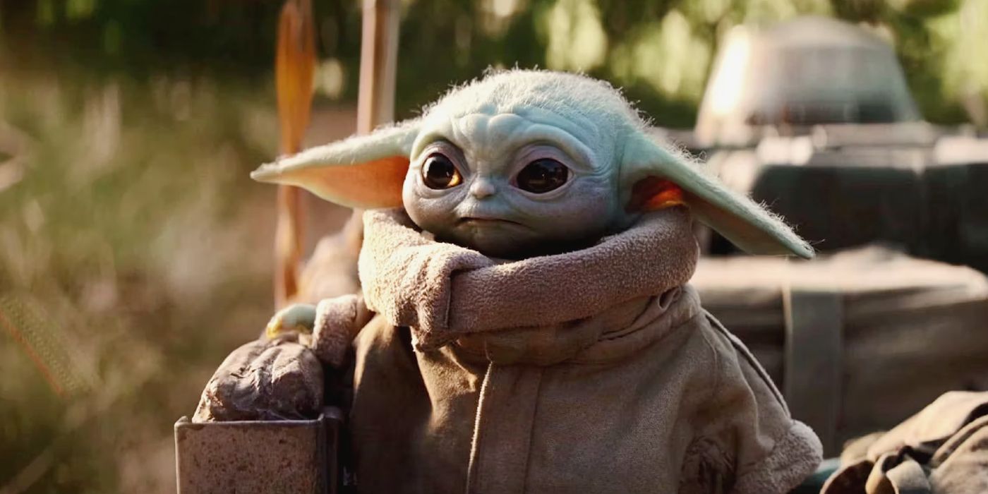 Baby Yoda/Grogu in the Star Wars spinoff The Mandalorian
