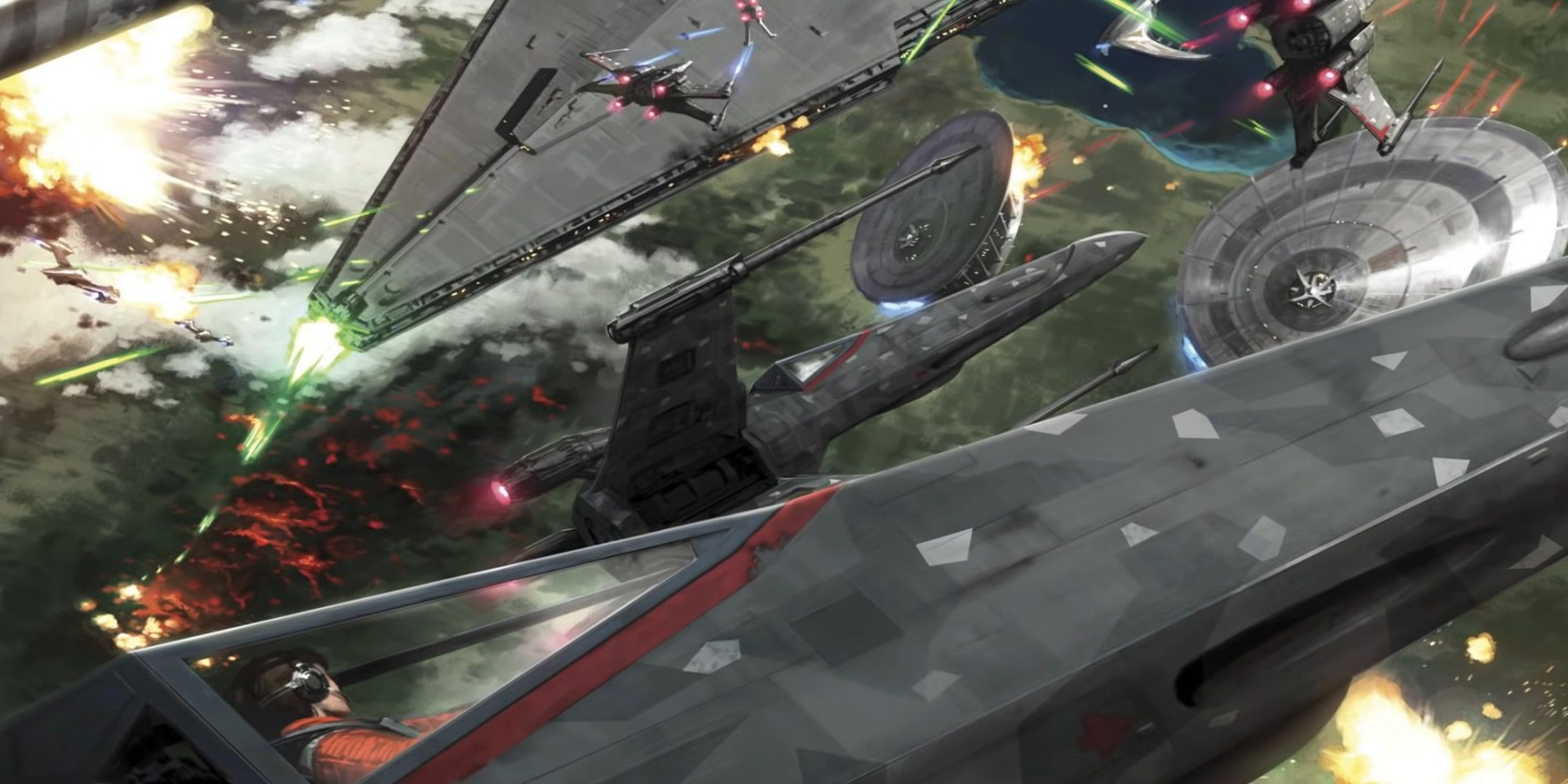 StealthX fighters in Star Wars Legends.