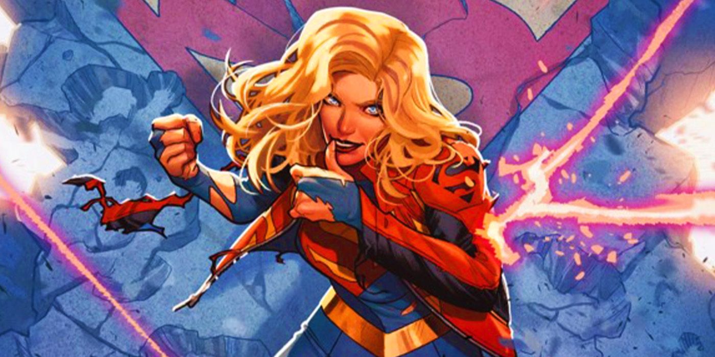 Supergirl lutando na DC Comics