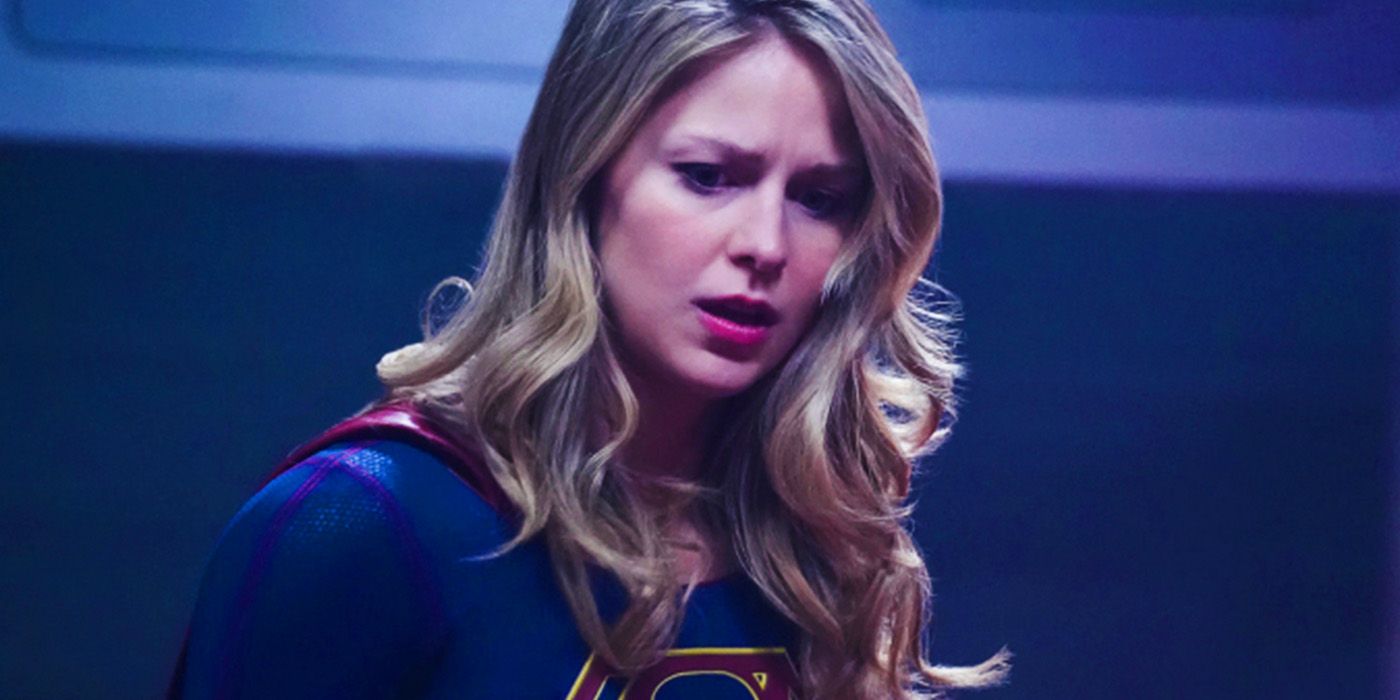 Supergirl looking sad in the Arrowverse