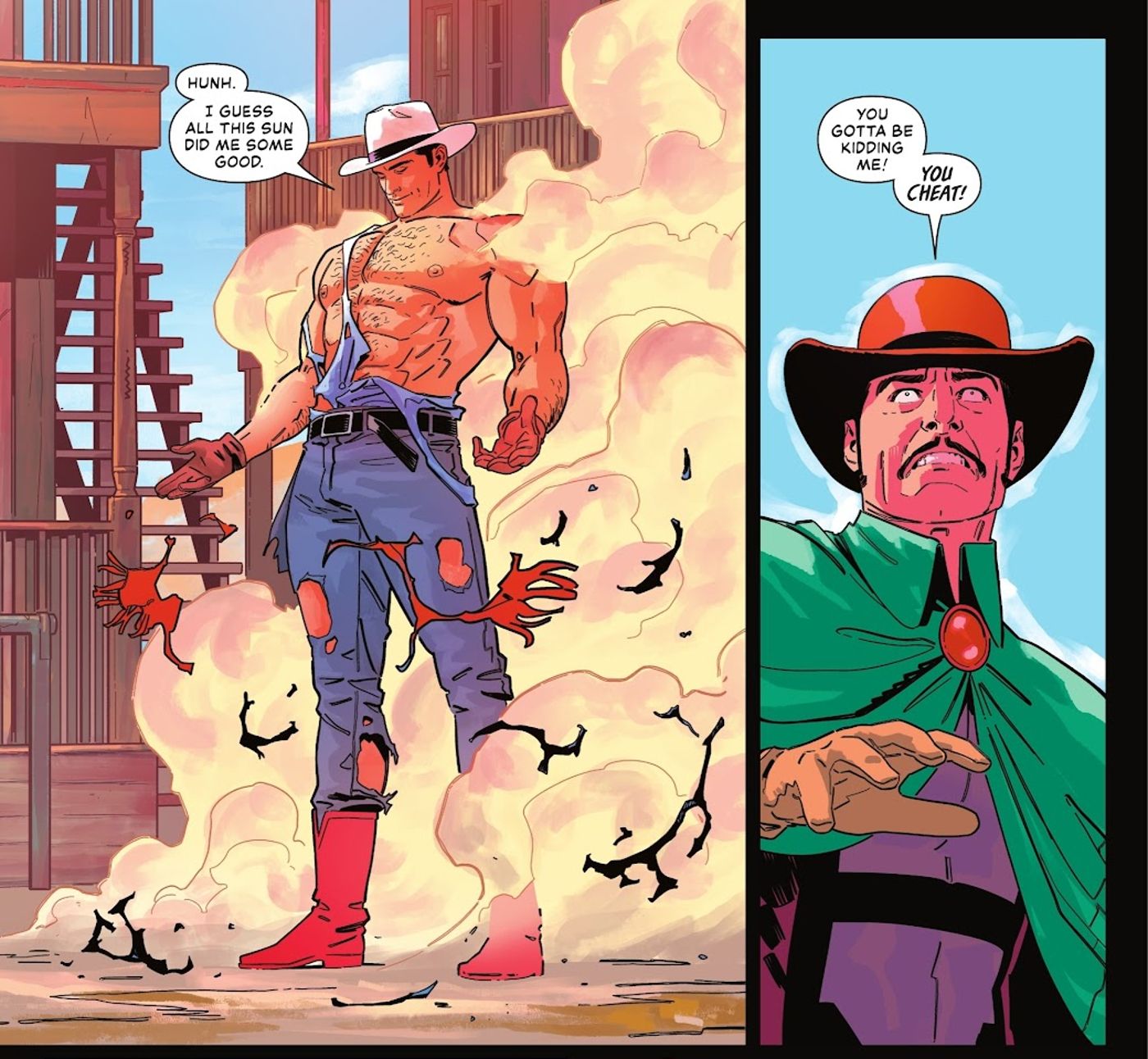 Superman #10, Superman recovers from Kryptonite poisoning as he confronts Terra-Man.