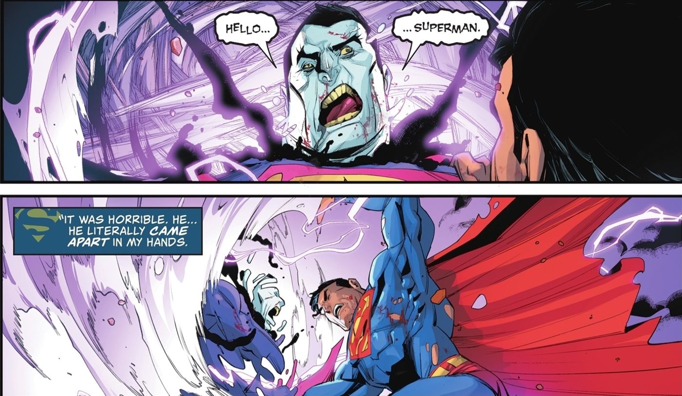 Superman tenta resgatar Bizarro DC