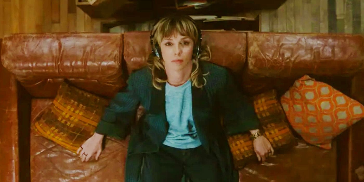 Sylvie listening to a record in Loki season 2