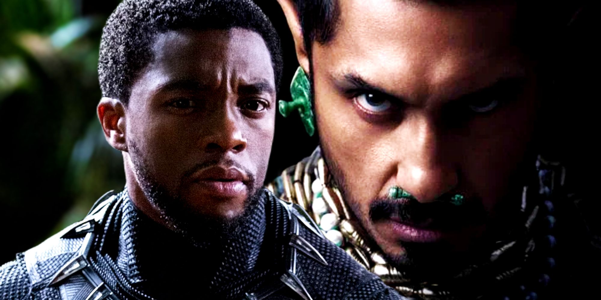 T&rsquo;Challa Black Panther and Namor in Wakanda Forever
