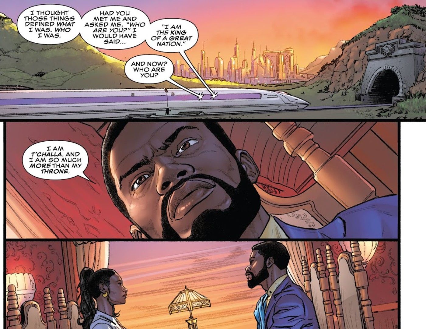 T'Challa knows who he is as a Black Panther without a throne