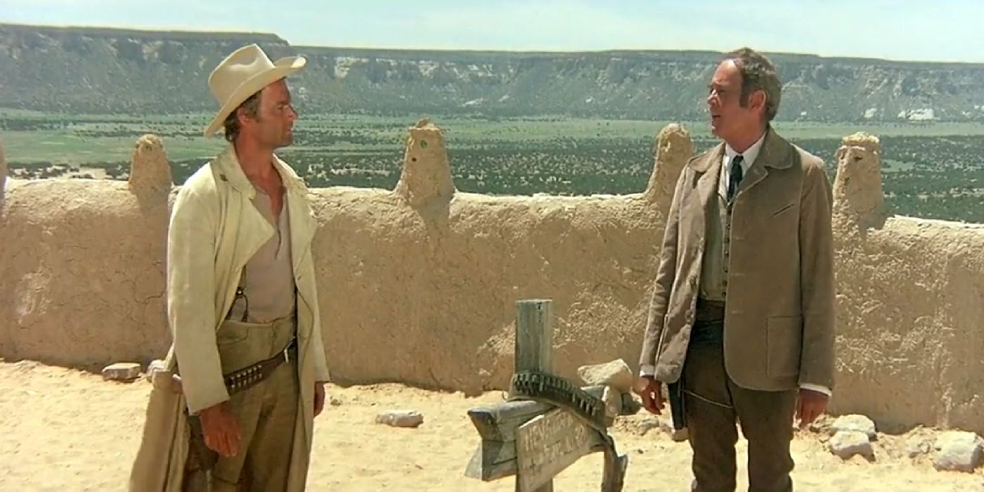 Terrence Hill and Henry Fonda in My Name is Nobody.
