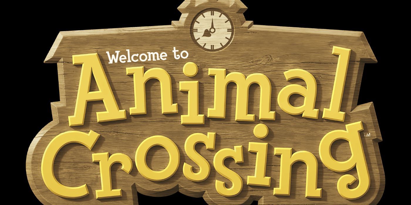 The 2020 logo for Animal Crossing.
