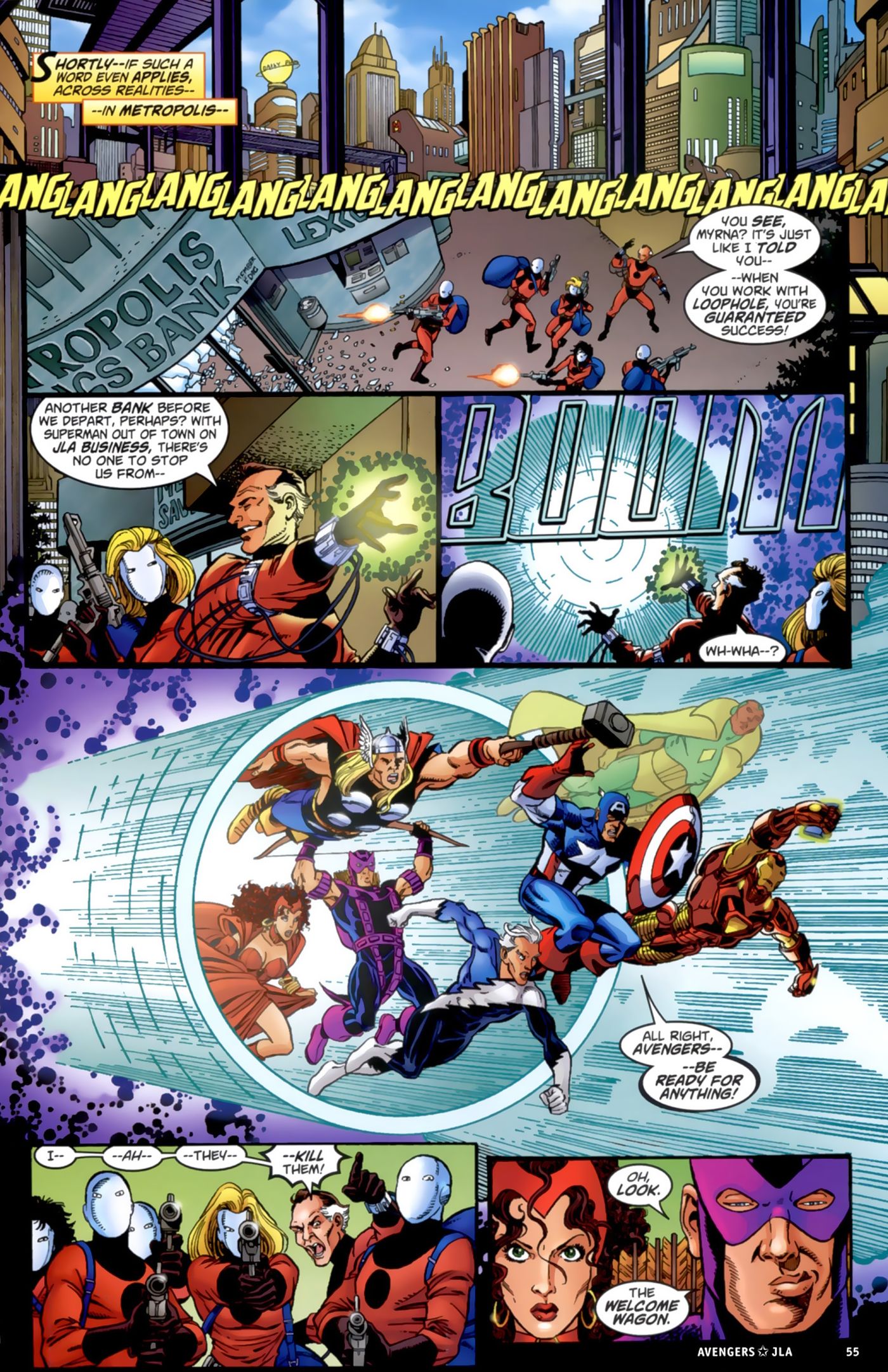 The Avengers Arrive In The DC Universe