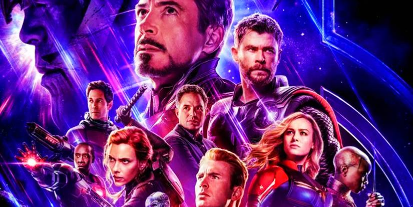 The Avengers in Endgame poster