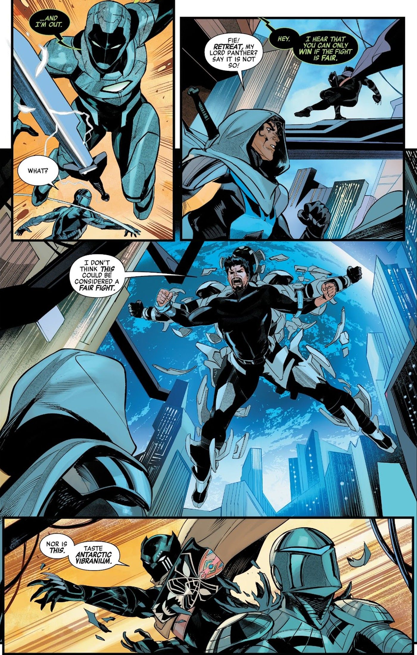 The Avengers play musical chairs