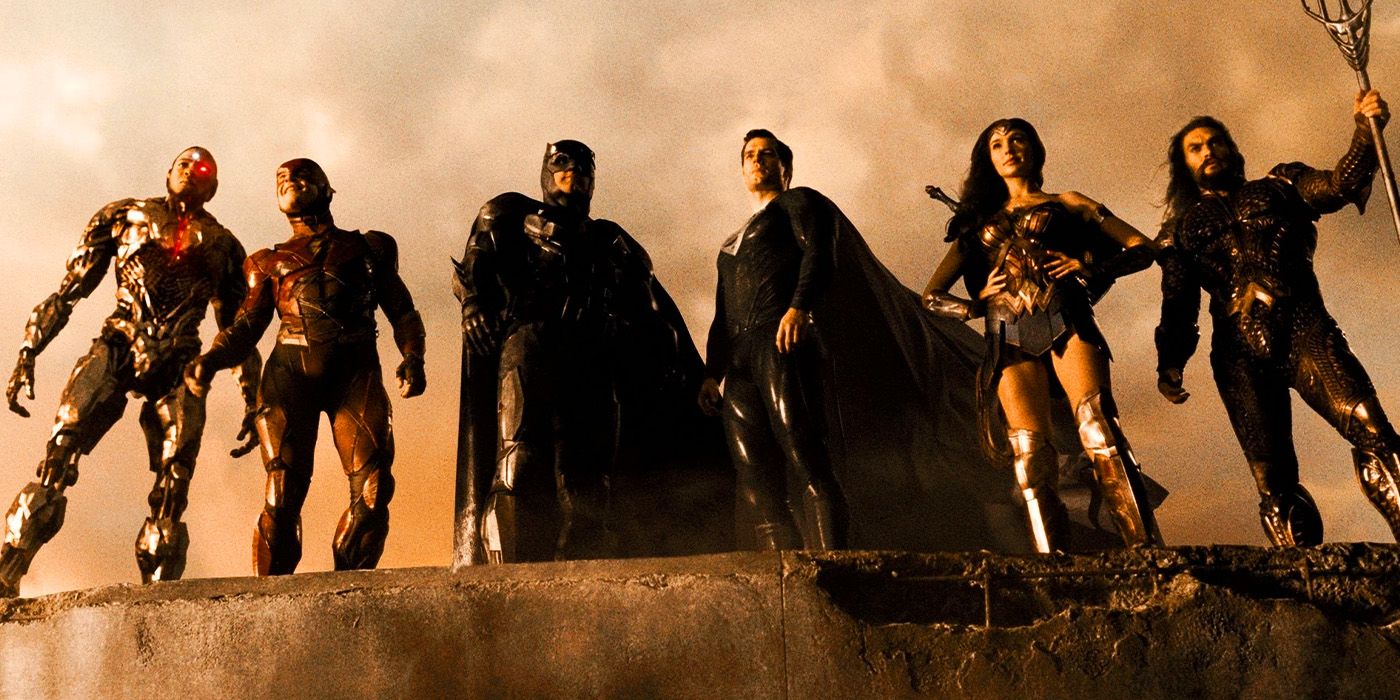 The DCEU's Justice League after their battle