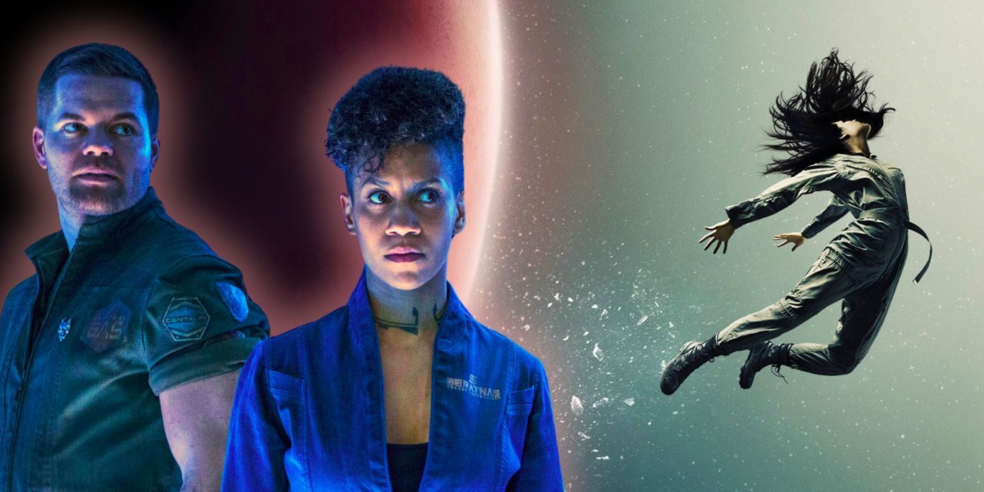 The Expanse poster with collage of characters