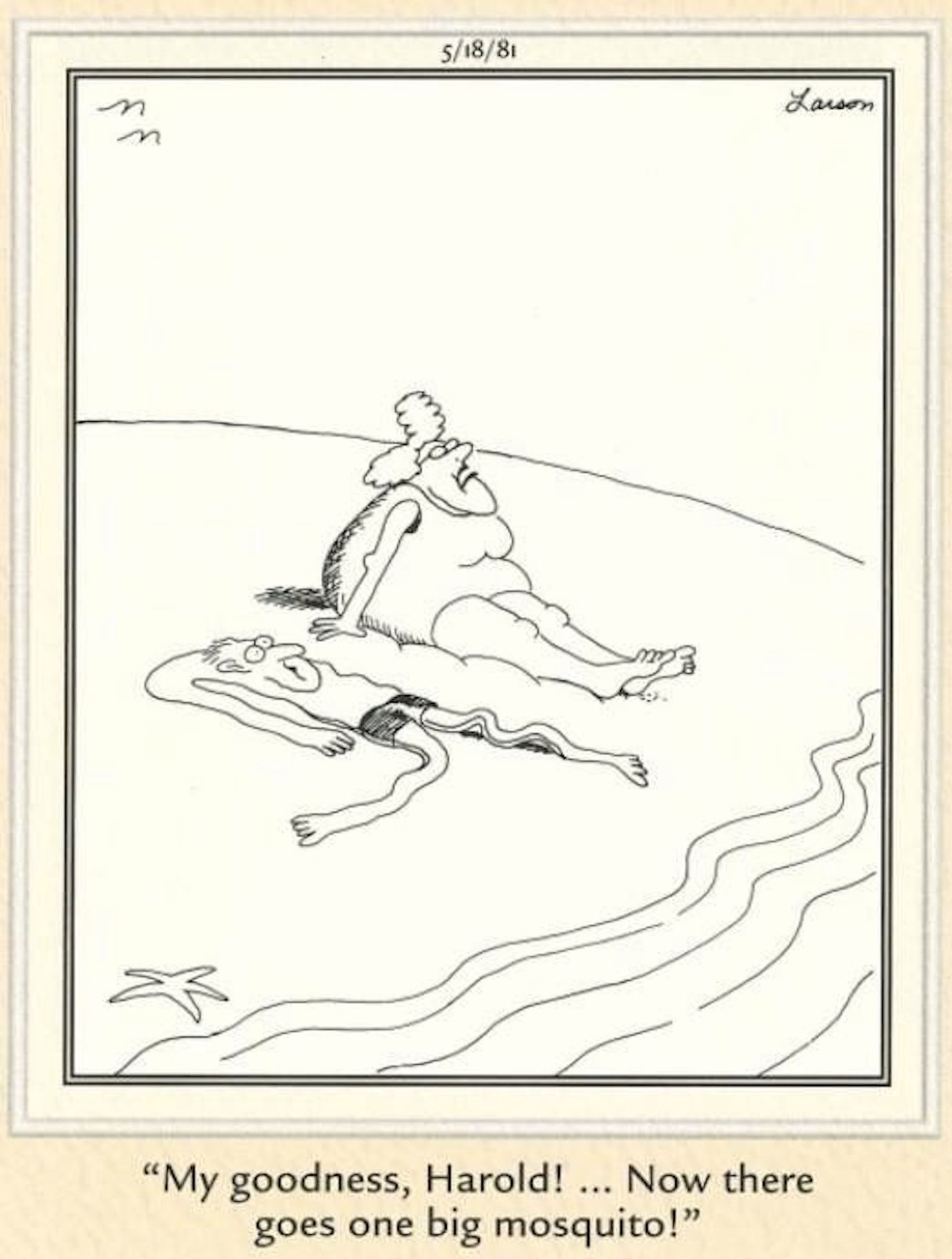 The Far Side Big Mosquito