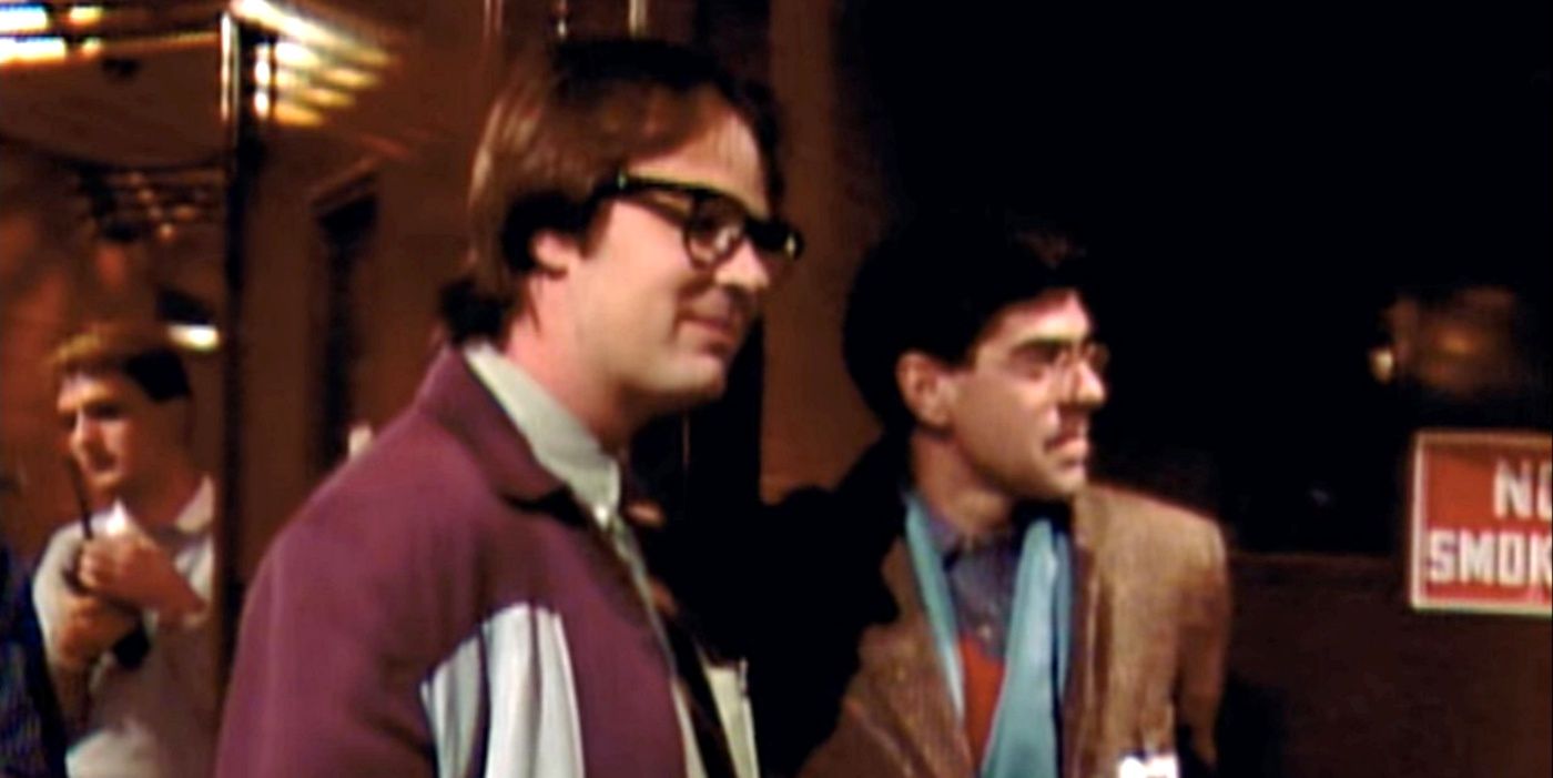 Dan Aykroyd in The Greatest Night in Pop on Netflix.